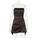 Cassio Mini Dress Brown