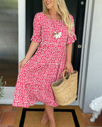 Samantha Timeless Casual Polka Dot Dress Designer Edit