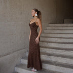 Harris Maxi Dress Brown