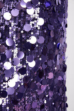 Sparkly Babe Midi Dress Purple