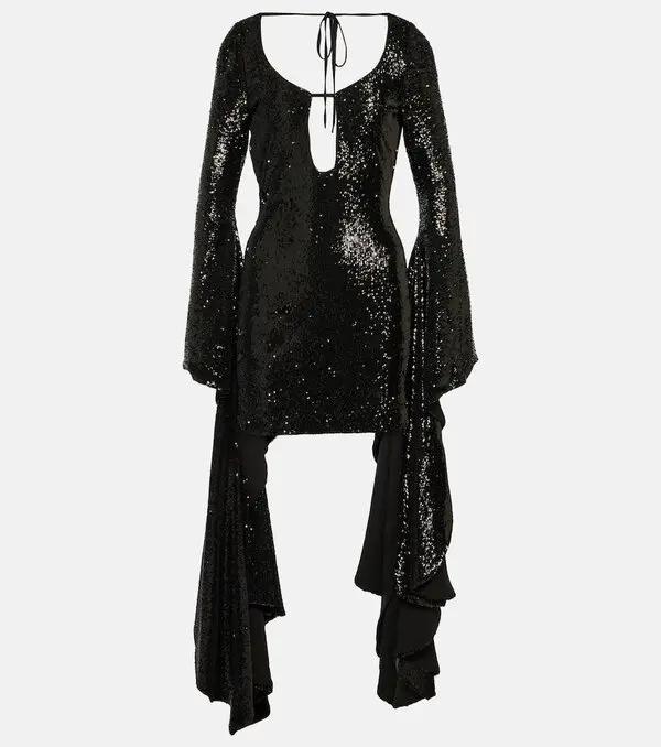 Glimmer Mini Dress Black