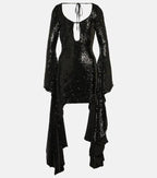 Glimmer Mini Dress Black
