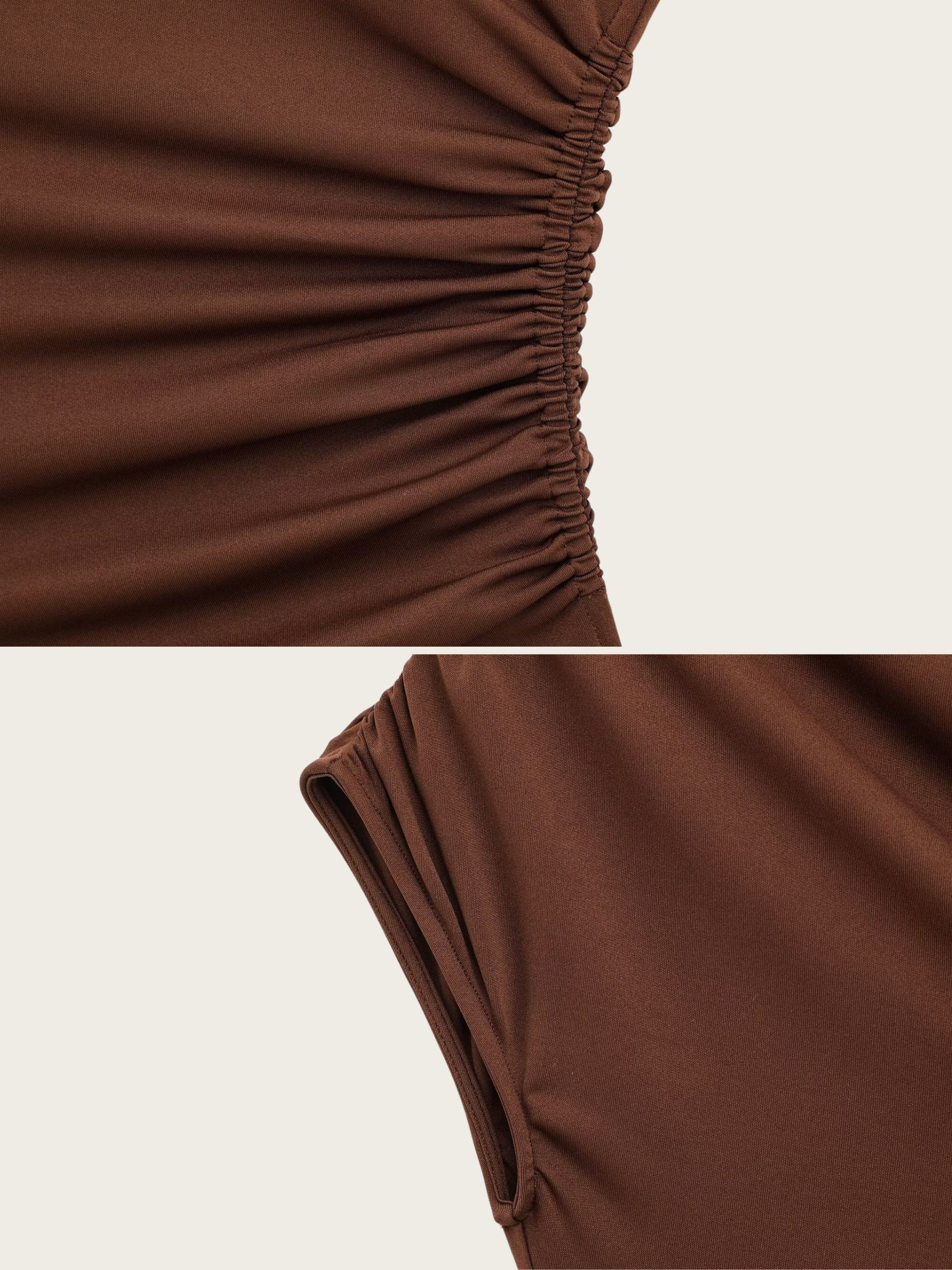 Blessing Pleated One-Shoulder Top