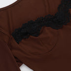Connie Mini Dress Brown