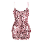 Shine On Mini Dress Pink