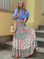 Ruffle Half Skirt