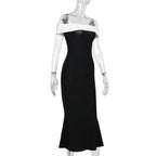 Dublin Off shoulder Dress Black