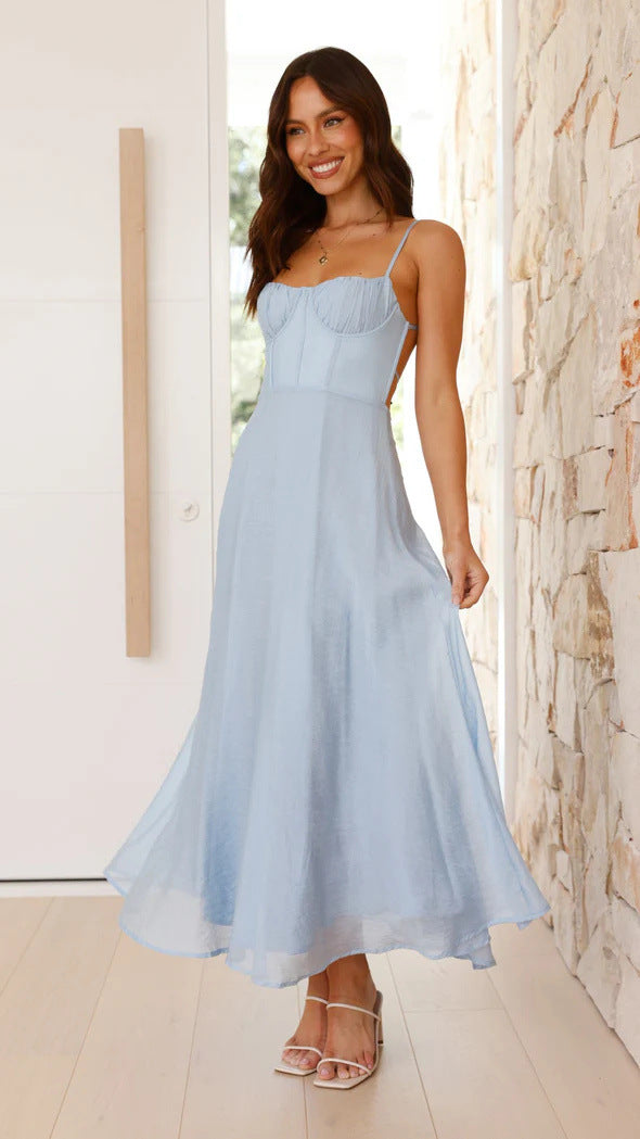 Ducasse Maxi Dress Blue