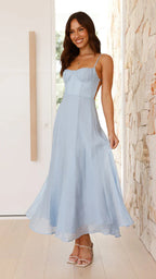 Ducasse Maxi Dress Blue