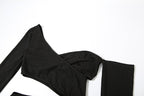 Midnight sky dress Black