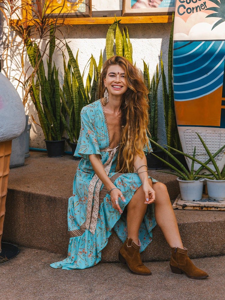 High-Low Midi Dress