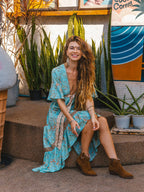 High-Low Midi Dress