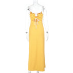 Angel Aura Maxi Dress Yellow