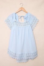 For The Weekend Lace Short Sleeve Top - 5 Colors