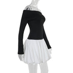 Night Frost Dress Black