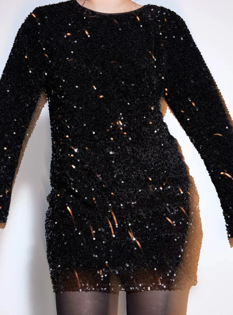 Endora Glitter Dress for Women Cocktail Hour Style