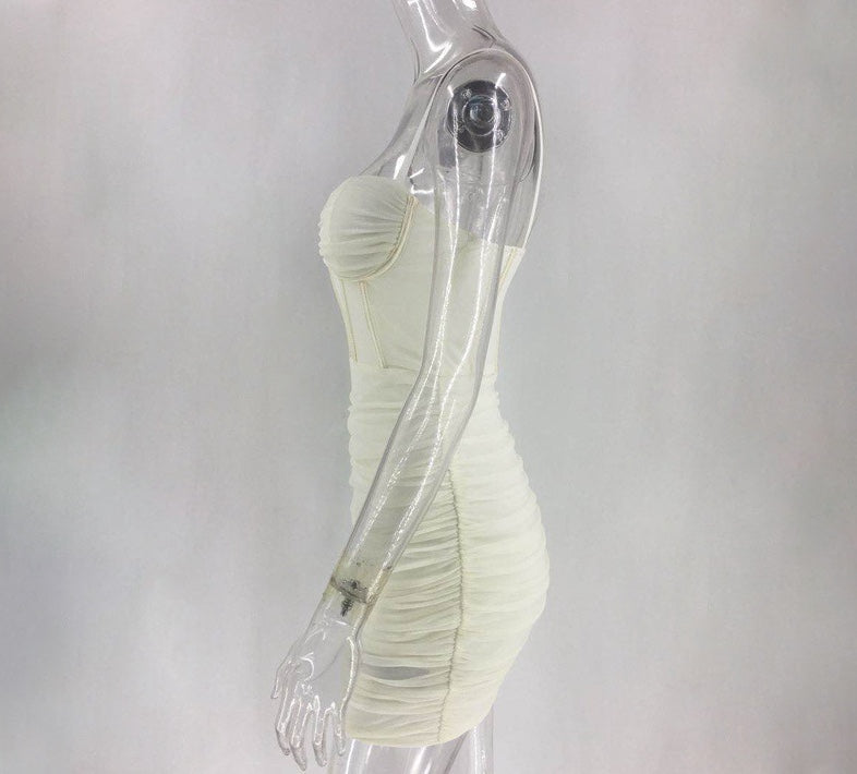 Cupid's Dream Mini Dress Off White