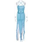 Afia Dress Light Blue