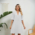 Elena Boutique Dress with a V Neck Evening Wear Edit