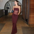 Stella Maxi Dress Maroon
