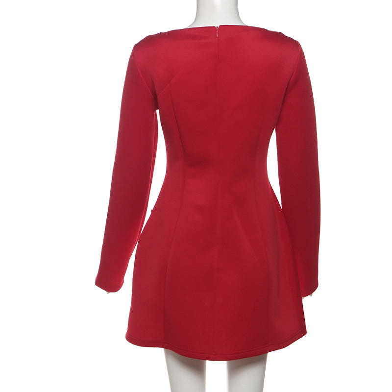 Red Chemistry Mini Dress Red