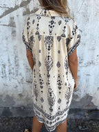 Cotton Linen Pocket Dress