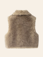 Corbin Faux Fur Lapel Vest