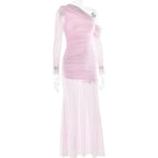 Soprano One Shoulder Dress Pink