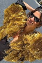 Gold Fringe Jacket