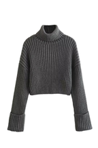 Ribbed Turtleneck Sweater