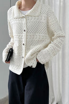Openwork Knit Cardigan