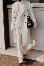 Double Breasted Slim Coat