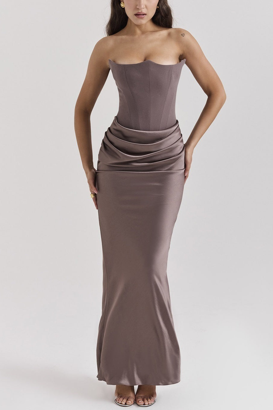 Chic Corset Backless Bodycon Formal Dress