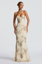 Chic OpenBack Maxi Party Dress