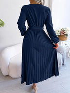 Carlota Boutique Pleated Midi Dress Statement Occasion Edit