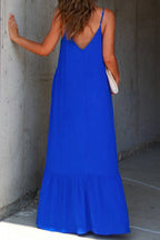 KIMONIE Pocket Plain Maxi Dress