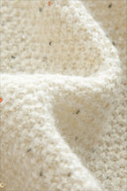 Casual Round Neck Knit Cardigan