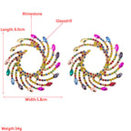Colored Tornado Earrings