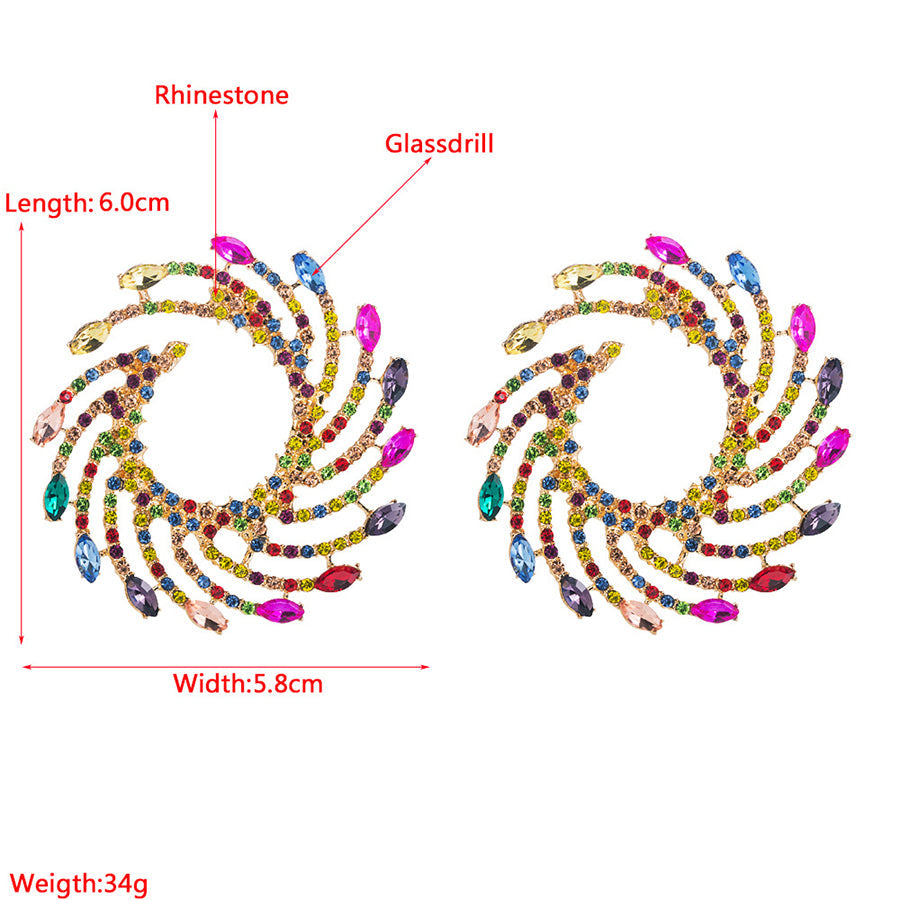 Colored Tornado Earrings