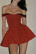 Off Shoulder Mini Dress
