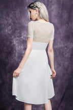 Front Tie Lace Gothic Dress