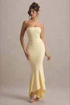 Elegant Strapless Party Dress
