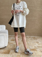 Fake Two-piece Thermal Fleece Hooded Sweater