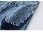 High Waist Wide-Leg Straight Jeans