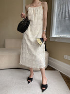 Gentle temperament, loose and thin, French slip dress