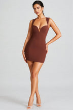 Saige Hollowed Out Hip Mini Dress