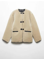 Warm Coat Single-breasted A-Line Coat
