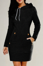 Agustina Aesthetic Regular Long Sleeve Dress for Women Everyday Luxe Edit
