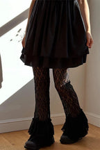 Gothic Ruffle Patchwork Pant