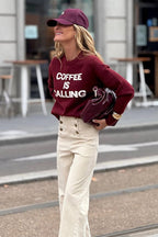 COFFEE IS CALLING SWEATER